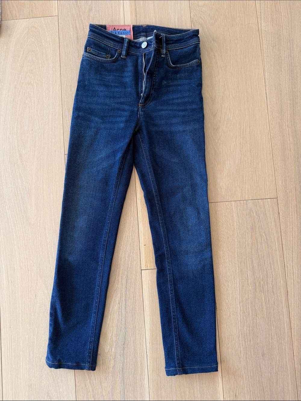 Acne Dark Indigo Skinny Jeans
